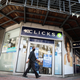 A closed branch of South African drug retailer Clicks in Cape Town following protests Sept. 9.